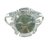 Silver Turquoise And Opal Inlay Southwestern Ring Size 5-1/4 WX73748